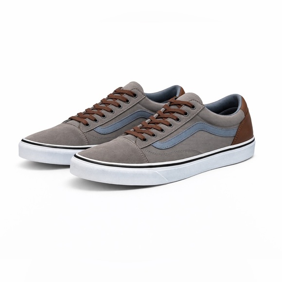 vans Other - Vans Men’s Ward Deluxe Sneaker Frost Grey/Acid Denim Size 10.5​​​​​​